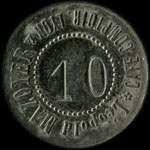 Jeton Caf� Comptoir L�opold Mazoyer - 10 centimes - Lyon (69000 - Rh�ne) - avers