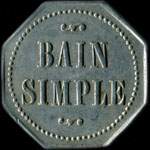 Jeton Comit� G�n�ral - Mutualit� Lyonnaise - Bain simple n� 1925 - Lyon (69000 - Rh�ne) - revers