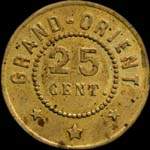 Jeton Corsand / Grand-Orient - 25 centimes - Lyon (69000 - Rh�ne) - revers