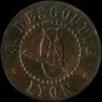 Jeton J. Desgoutte - 20 centimes - Lyon (69000 - Rh�ne) - avers