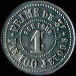Jeton Grande Epicerie Saint-Georges - A. Patrigot - 1 franc - Lyon (69000 - Rh�ne) - revers