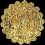 Jeton Falque - 10 Quai de l'Archev�ch� 11 - 50 centimes - Lyon (69000 - Rh�ne) - avers