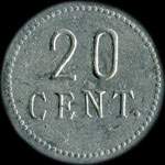 Jeton Ler�ale - 20 centimes - Lyon (69000 - Rh�ne) - revers