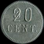 Jeton Ler�ale - 20 centimes sur 30 - Lyon (69000 - Rh�ne) - revers