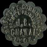 Jeton Maison de Commissions J.B.Chanal - 1 franc - Lyon (69000 - Rh�ne) - avers