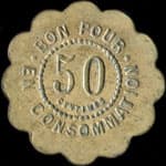 Jeton Maison Dor�e - 50 centimes - Lyon (69000 - Rh�ne) - revers