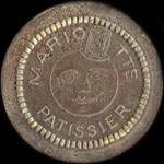 Jeton Mariotte - P�tissier - 5 centimes - Lyon (69000 - Rh�ne) - avers