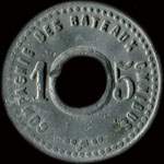 Jeton Les Mouches - Compagnie des Bateaux Omnibus - 15 centimes - Lyon (69000 - Rh�ne) - revers