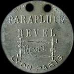 Jeton Parapluie Revel - S�rie 6 - 13,50 francs - Lyon (69000 - Rh�ne) - avers
