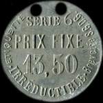 Jeton Parapluie Revel - S�rie 6 - 13,50 francs - Lyon (69000 - Rh�ne) - revers