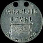 Jeton Parapluie Revel - S�rie 19 - 19,50 francs - Lyon (69000 - Rh�ne) - avers