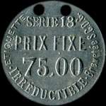 Jeton Parapluie Revel - S�rie 13 - 75,00 francs - Lyon (69000 - Rh�ne) - revers
