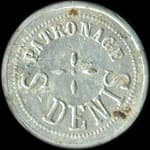 Jeton Patronage St-Denis - 10 centimes - Lyon (69000 - Rh�ne) - avers