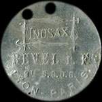 Jeton Revel P.F. - Inusax - S�rie 6 - 13,50 francs - Lyon (69000 - Rh�ne) - avers