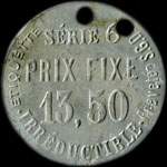 Jeton Revel P.F. - Inusax - S�rie 6 - 13,50 francs - Lyon (69000 - Rh�ne) - revers
