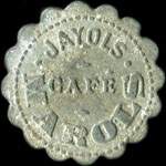 Jeton de 12 1/2 centimes émis par le Café Jayols à Marols (42560 - Loire) - avers