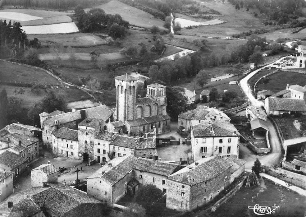 Marols (42560 - Loire) - Vue g�n�rale a�rienne