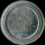 Jeton de 10 centimes émis par Jeton Carles à Marseille (13000 - Bouches-du-Rhône) - avers