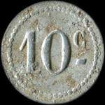 Jeton de 10 centimes émis par le Cercle d'Arenc à Marseille (13000 - Bouches-du-Rhône) - revers