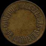 Jeton de 2 francs émis par le Comptoir Marseillais de Primeurs à Marseille (13000 - Bouches-du-Rhône) - avers