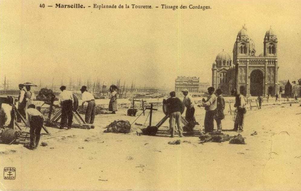 Marseille - Esplanade de la Tourette - Tissage des Cordages