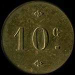 Jeton de 10 centimes émis par Sans Pareil Bar - Marseille (13000 - Bouches-du-Rhône) - revers