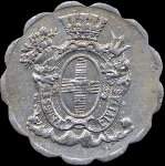 Jeton de 15 centimes émis par les Tramways de Marseille (13000 - Bouches-du-Rhône) - avers