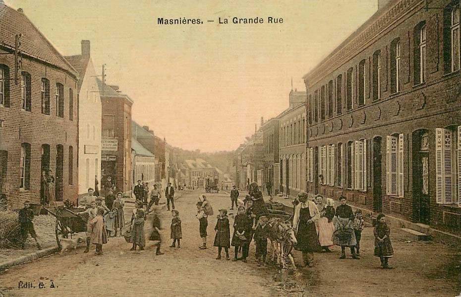 Masni�res (59241 - Nord) - La Grande Rue