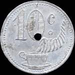 Jeton de 10 centimes �mis par la Br�lerie du Kursaal � Mazamet (81200 - Tarn) - revers