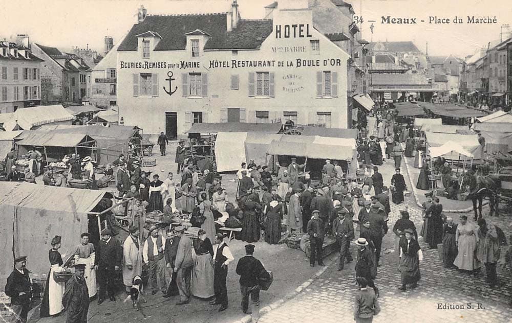 Meaux (77100 - Seine-et-Marne) - Place du March�