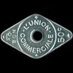 Jeton de 50 centimes �mis par l'Union Commerciale � Meaux (77100 - Seine-et-Marne) - avers