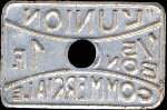 Jeton de 1 franc �mis par l'Union Commerciale � Meaux (77100 - Seine-et-Marne) - revers