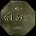 Jeton de Glace �mis par le Casino Municipal de Menton (06500 - Alpes-Maritimes) - revers