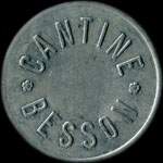 Jeton de 1 franc type 1 de la Cantine Besson du 146e R�giment d'Infanterie - avers