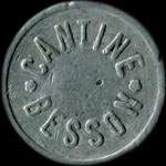 Jeton de 1 franc type 2 de la Cantine Besson du 146e R�giment d'Infanterie - avers