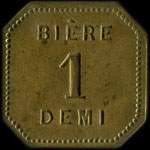Jeton de Bi�re 1 demi �mis par la Foire Exposition de Metz (57000 - Moselle) - revers