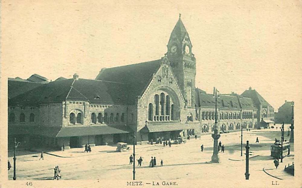 Metz (57000 - Moselle) - La Gare
