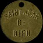 Jeton Saint-Jean de Dieu - (h�pital psychiatrique) - 5 francs - Lyon (69000 - Rh�ne) - avers