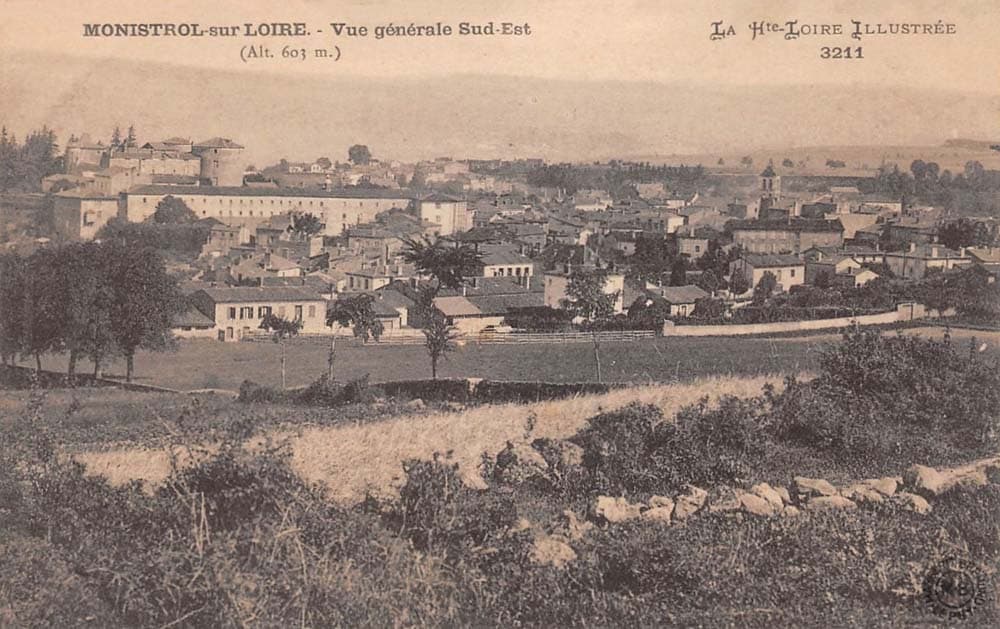 Monistrol-sur-Loire (43120 - Haute-Loire) - Vue G�n�rale Sud-Est