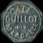 Jeton de 25 centimes �mis par le Caf� Guillot - Bd Lach�ze � Montbrison (42600 - Loire) - avers