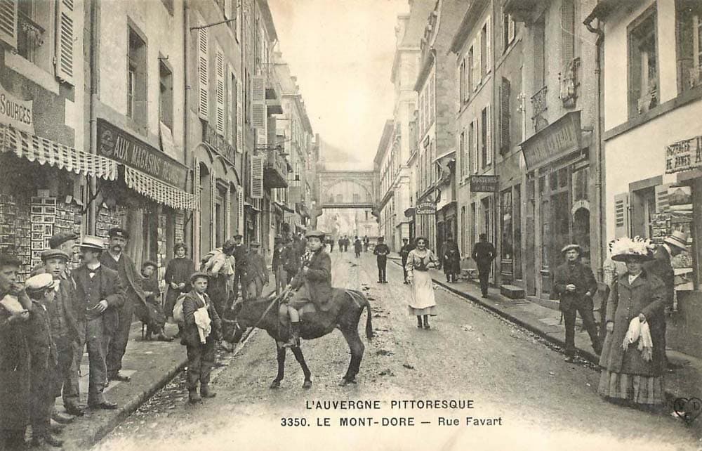 Mont-Dore (63240 - Puy-de-D�me) - La Rue Favart