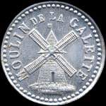 Jeton de 1 franc �mis par Butte Pinson, Moulin de la Galette � Montmagny (95360 - Val d'Oise) - avers