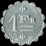 Jeton de 1 franc du 13e&nbsp;B.M. (Bataillon&nbsp;M�dical) - revers