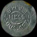 Jeton de l'E.A.M.B. (Ecole des Apprentis M�caniciens de l'Arm�e de l'Air de Bordeaux) - 25 centimes - avers