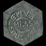 Jeton de l'E.A.M.B. (Ecole des Apprentis M�caniciens de l'Arm�e de l'Air de Bordeaux) - 75 centimes - avers