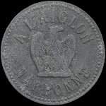 Jeton de 10 centimes �mis par A l'Aiglon � Narbonne (11000 - Aude) - avers