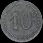 Jeton de 10 centimes �mis par A l'Aiglon � Narbonne (11000 - Aude) - revers