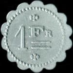 Jeton de 31 franc �mis par le Caf� des 89 d�partements � Narbonne (11000 - Aude) - revers