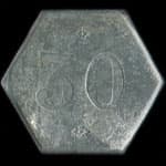 Jeton de 30 centimes �mis par le Caf� du Kiosque � Narbonne (11000 - Aude) - revers