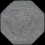 Jeton de 10 centimes 1917 en zinc �mis par les Grands Magasins du Printemps - Maison Milhaud � Narbonne (11000 - Aude) - avers